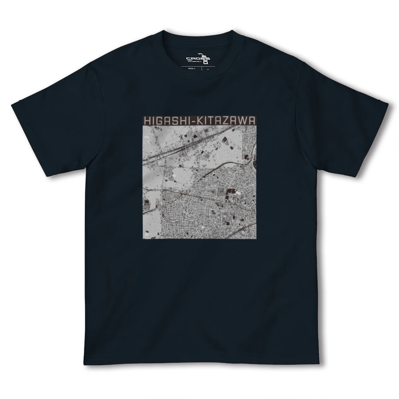 【東北沢(東京都)】地図柄ヘビーウェイトTシャツ