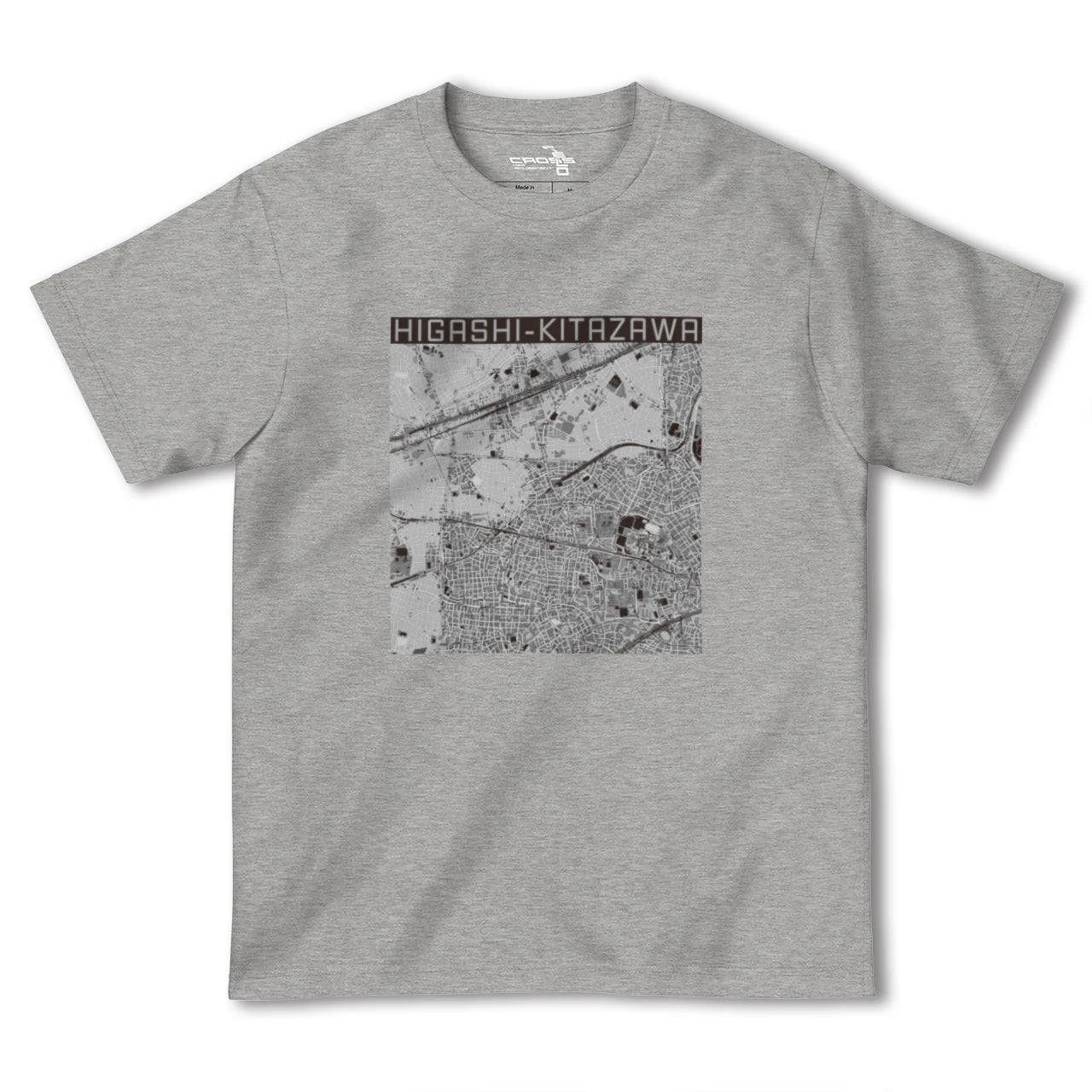 【東北沢(東京都)】地図柄ヘビーウェイトTシャツ
