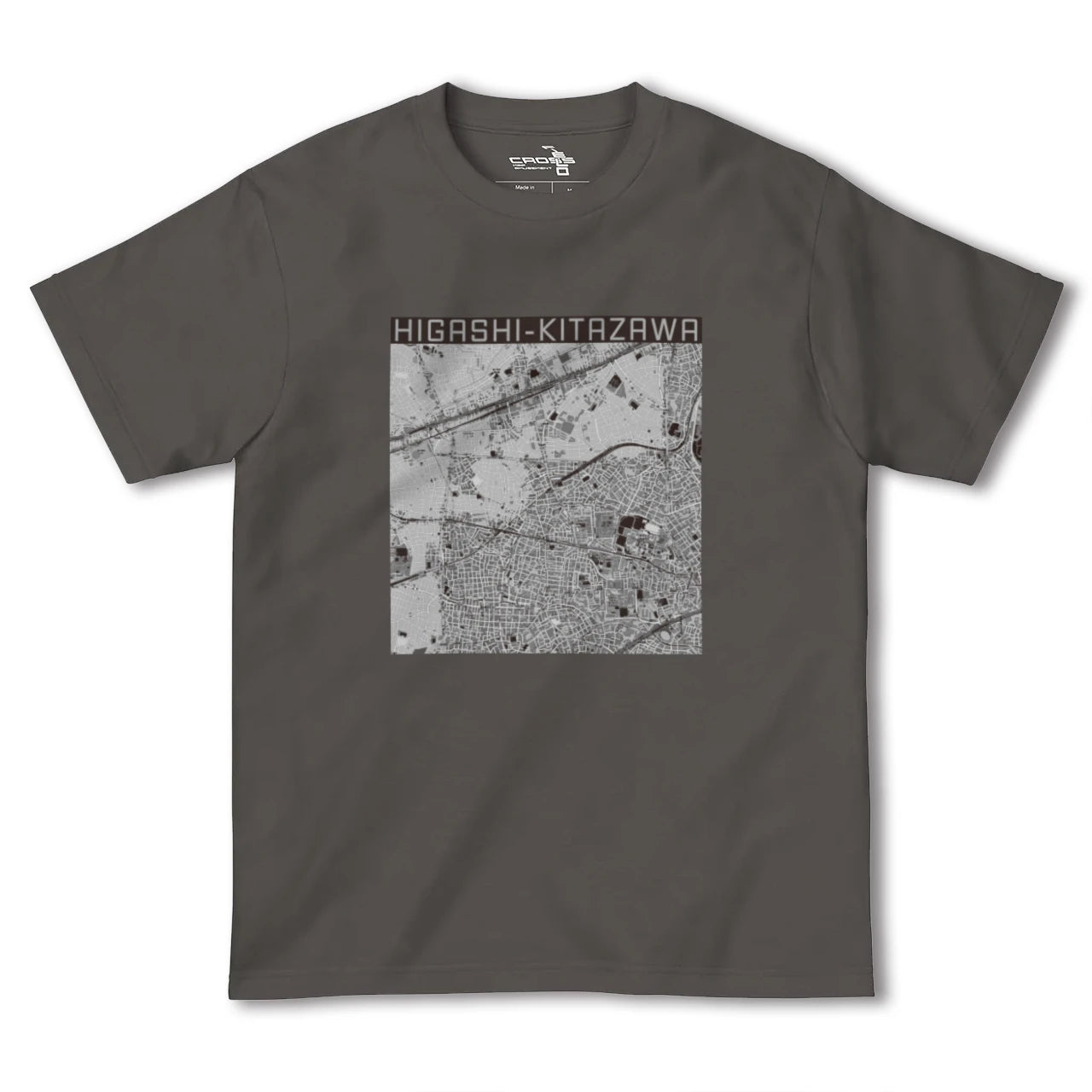 【東北沢(東京都)】地図柄ヘビーウェイトTシャツ