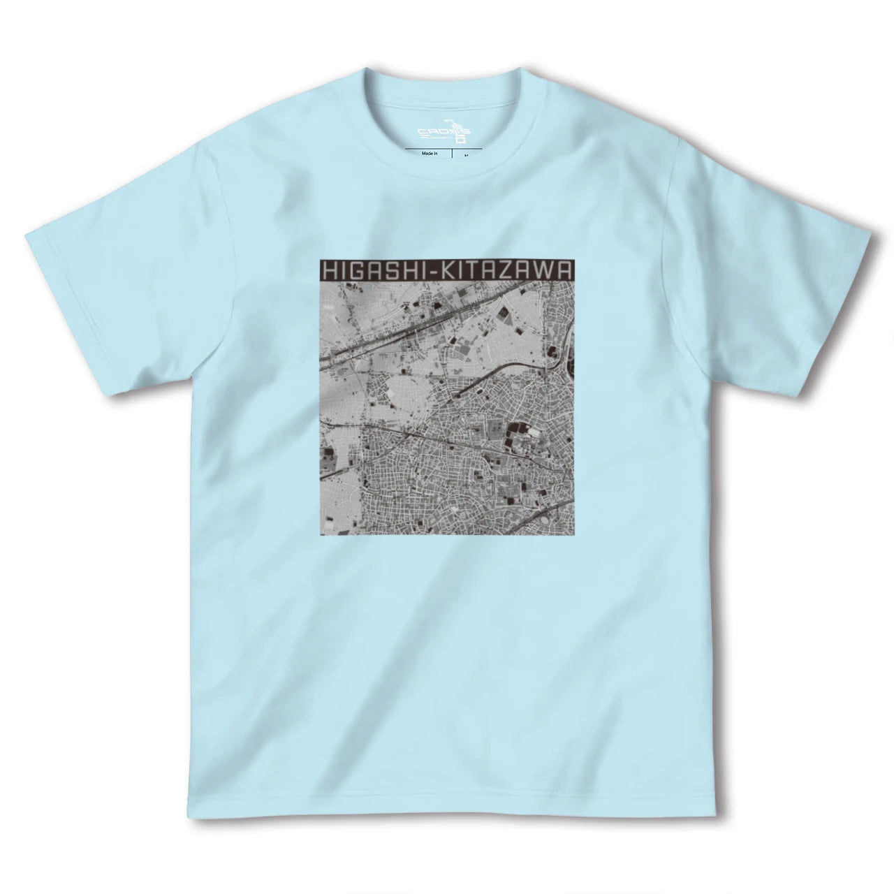 【東北沢(東京都)】地図柄ヘビーウェイトTシャツ
