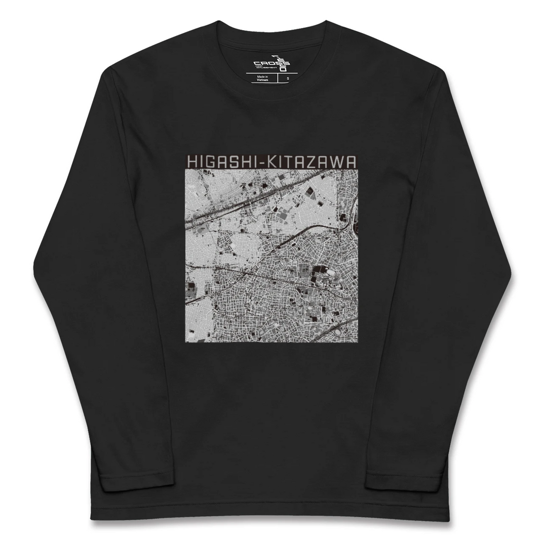 【東北沢(東京都)】地図柄ロングスリーブTシャツ