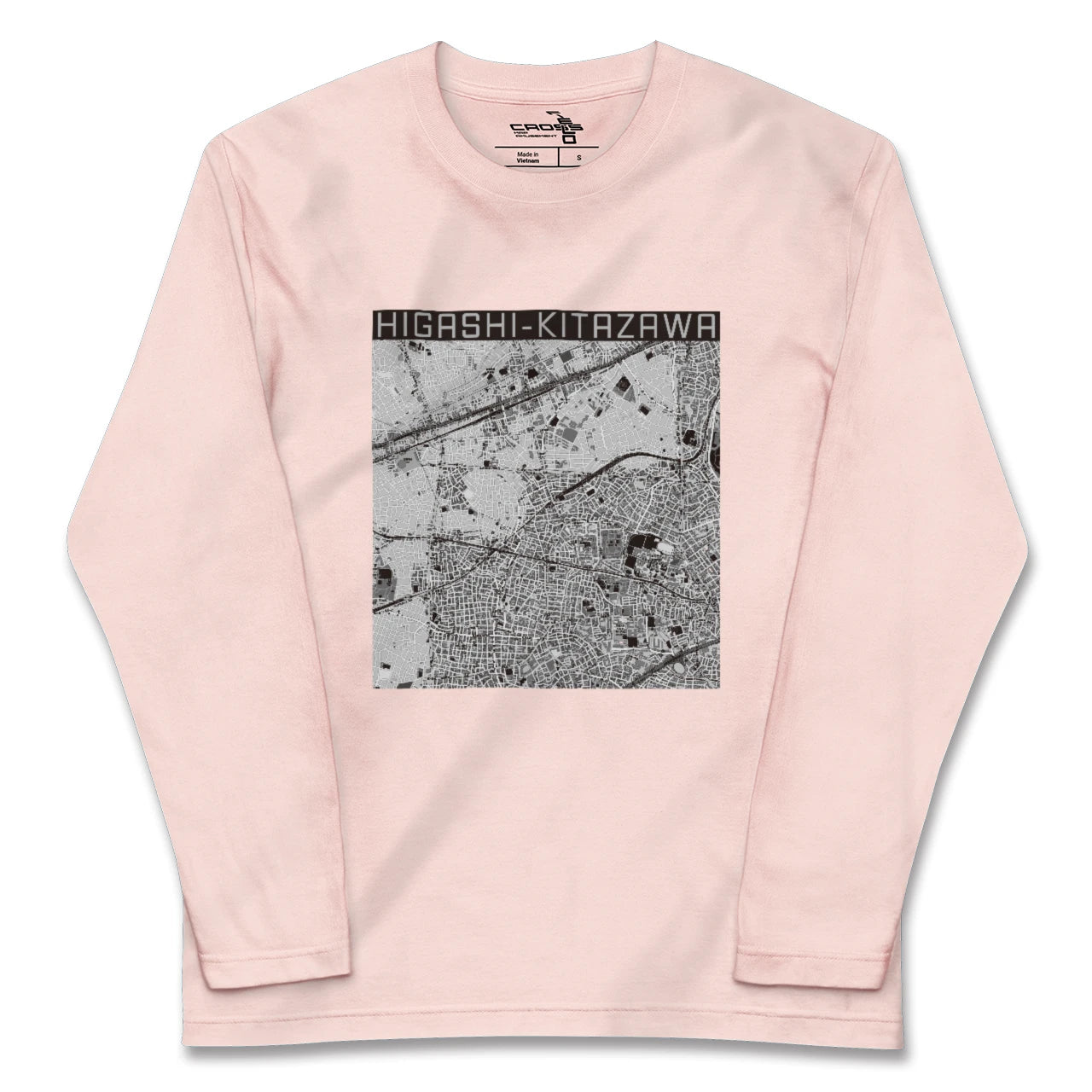 【東北沢(東京都)】地図柄ロングスリーブTシャツ