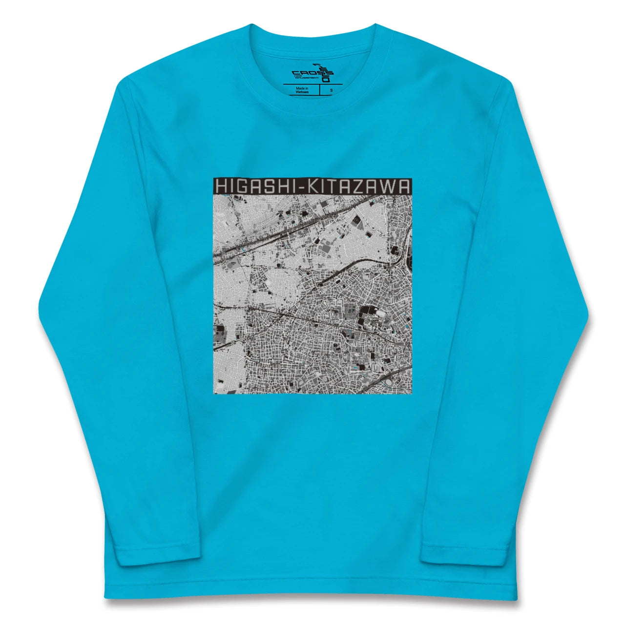 【東北沢(東京都)】地図柄ロングスリーブTシャツ