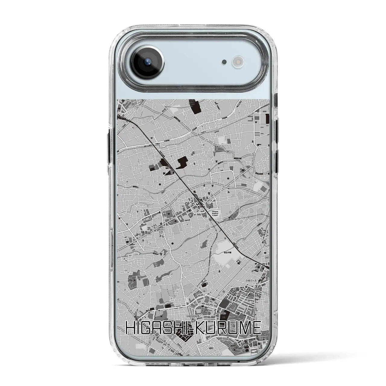 【東久留米(東京都)】地図柄iPhoneケース(MagSafeタイプ)