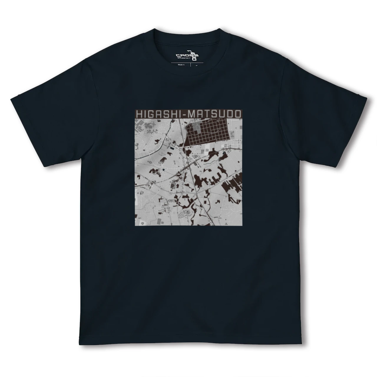 【東松戸(千葉県)】地図柄ヘビーウェイトTシャツ