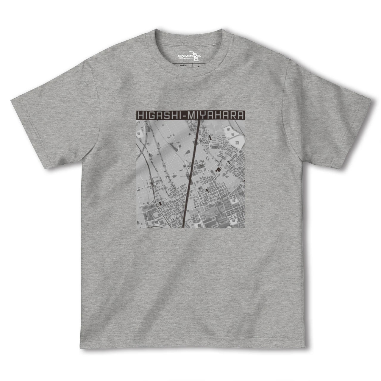 【東宮原(埼玉県)】地図柄ヘビーウェイトTシャツ