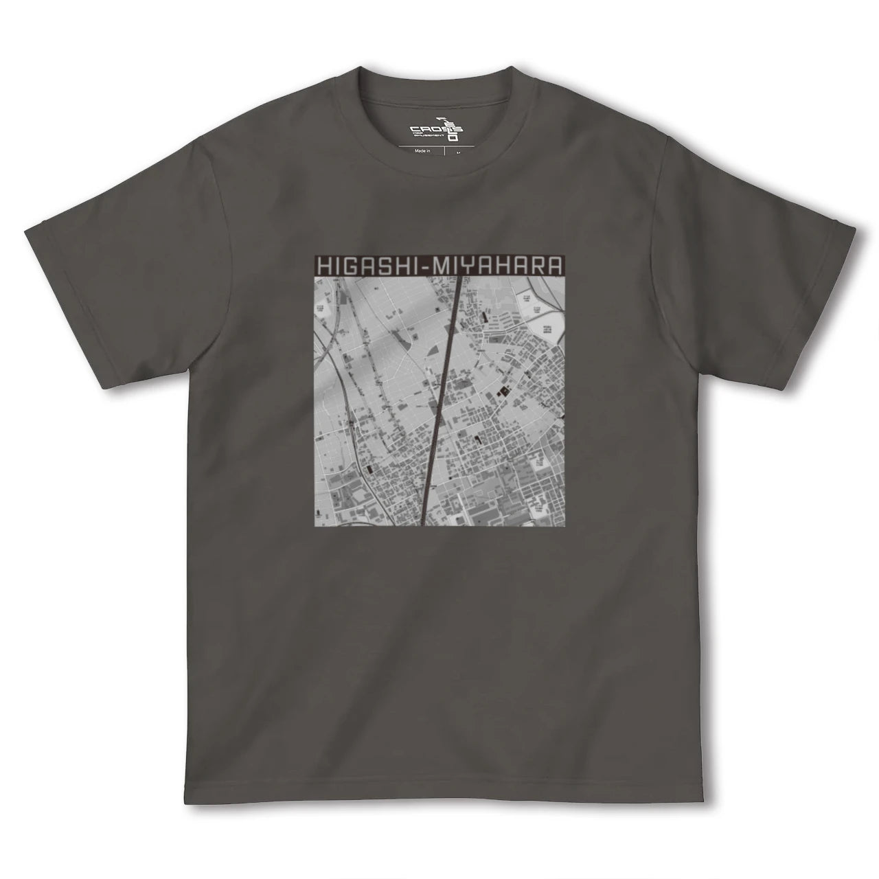 【東宮原(埼玉県)】地図柄ヘビーウェイトTシャツ