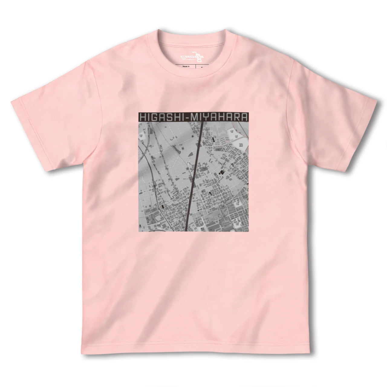 【東宮原(埼玉県)】地図柄ヘビーウェイトTシャツ