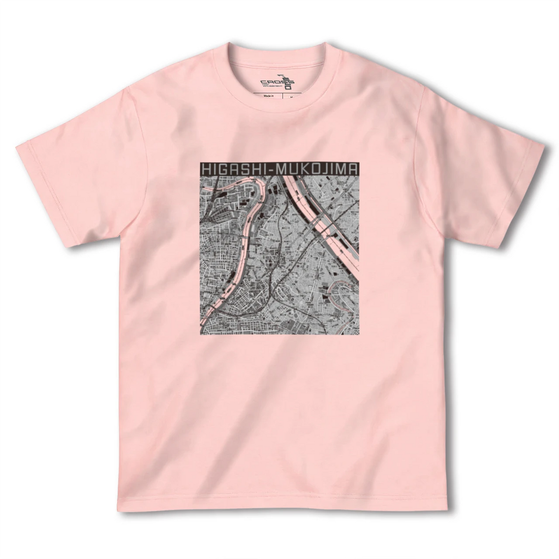 【東向島(東京都)】地図柄ヘビーウェイトTシャツ