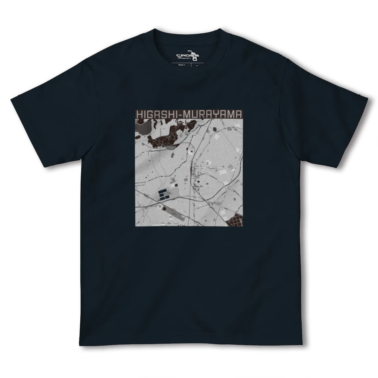 【東村山(東京都)】地図柄ヘビーウェイトTシャツ