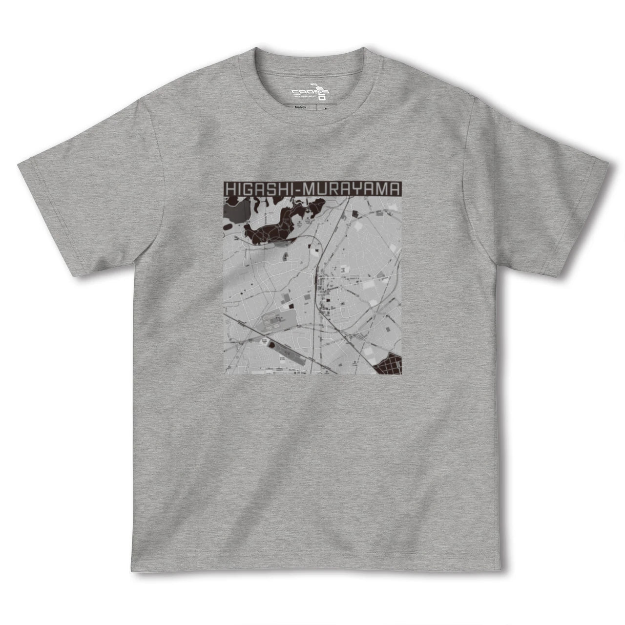 【東村山(東京都)】地図柄ヘビーウェイトTシャツ