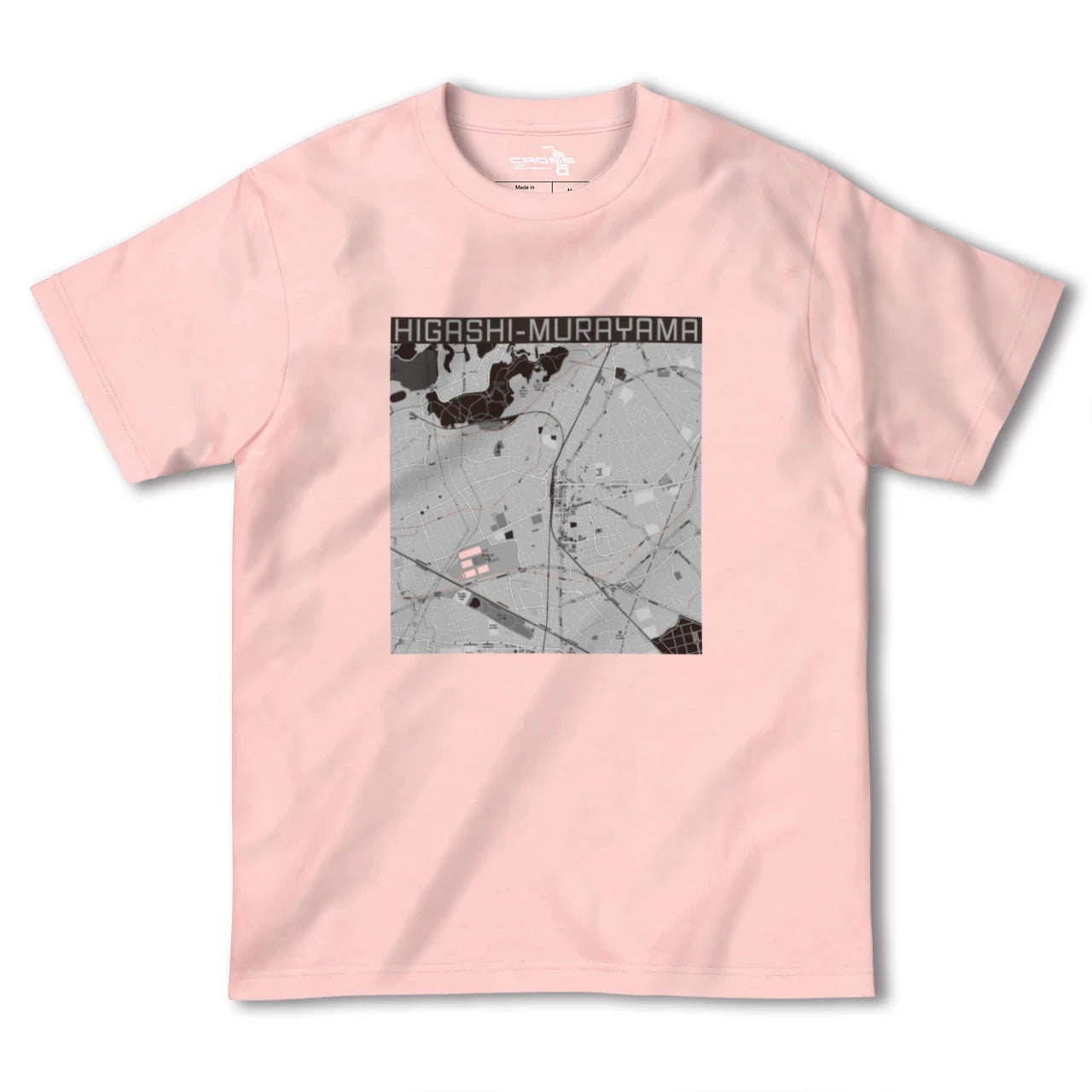 【東村山(東京都)】地図柄ヘビーウェイトTシャツ