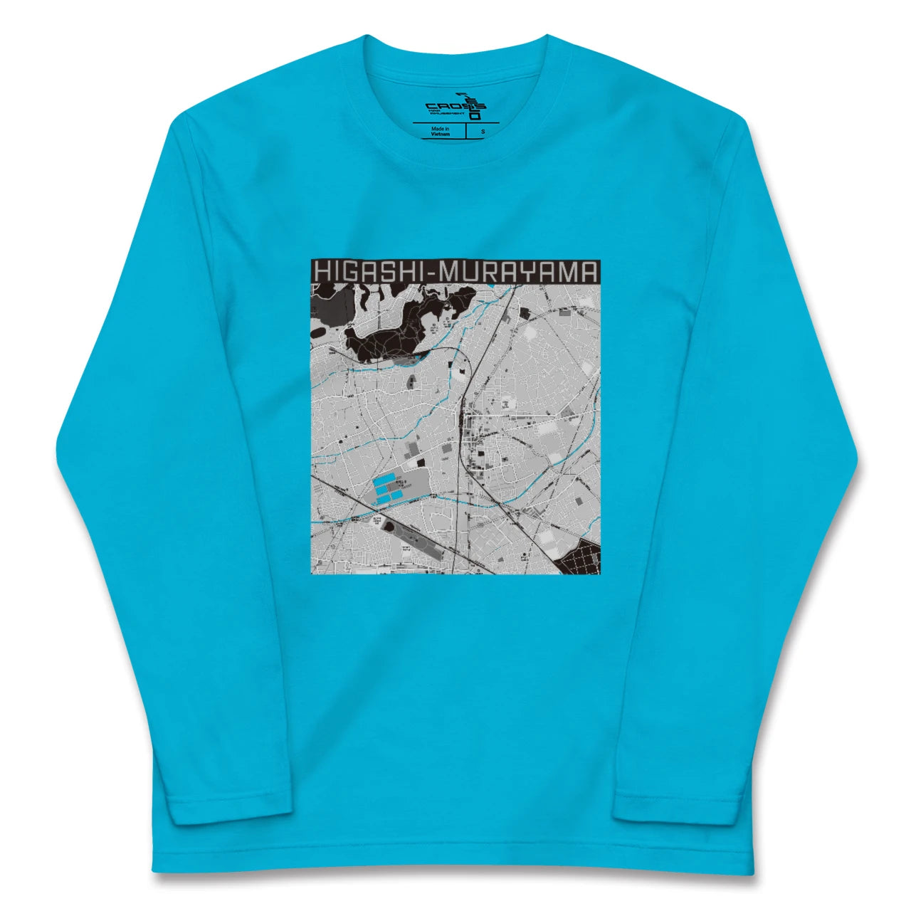 【東村山(東京都)】地図柄ロングスリーブTシャツ