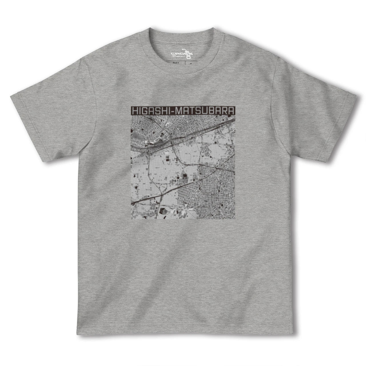 【東松原(東京都)】地図柄ヘビーウェイトTシャツ