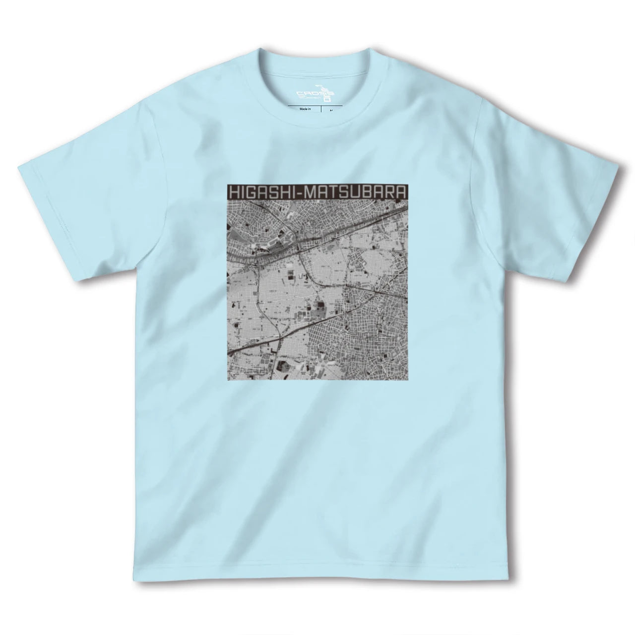【東松原(東京都)】地図柄ヘビーウェイトTシャツ