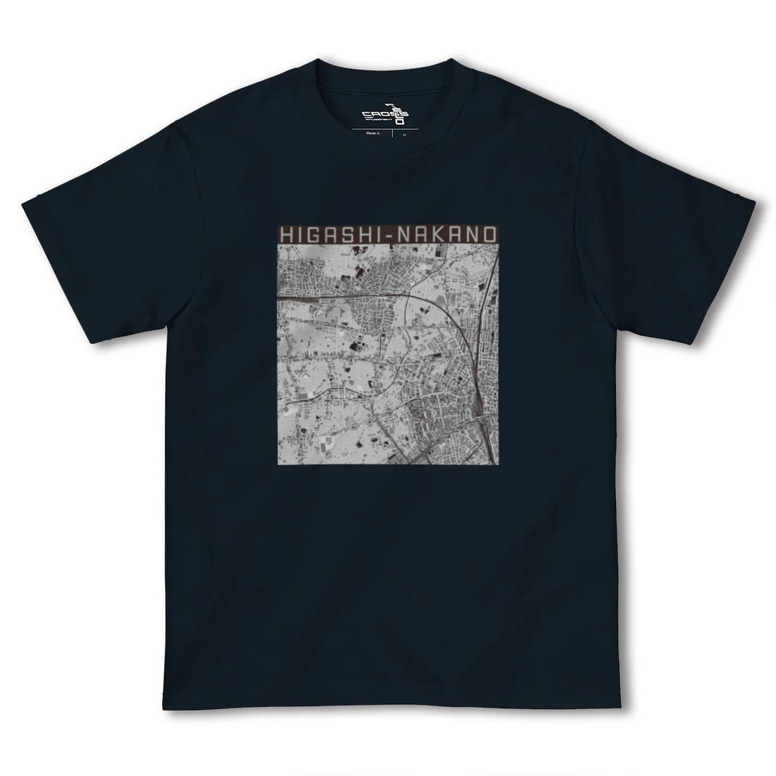 【東中野(東京都)】地図柄ヘビーウェイトTシャツ