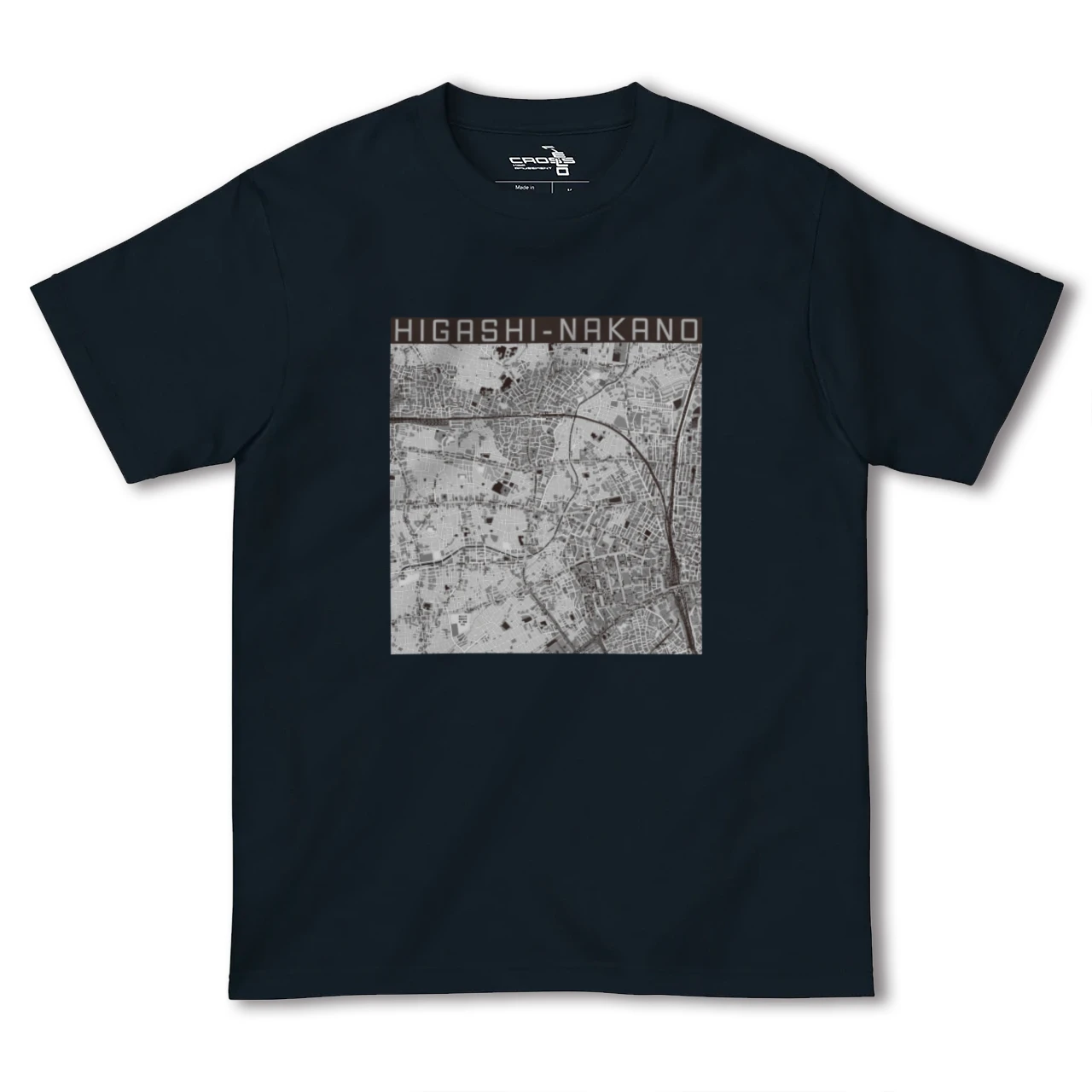 【東中野(東京都)】地図柄ヘビーウェイトTシャツ