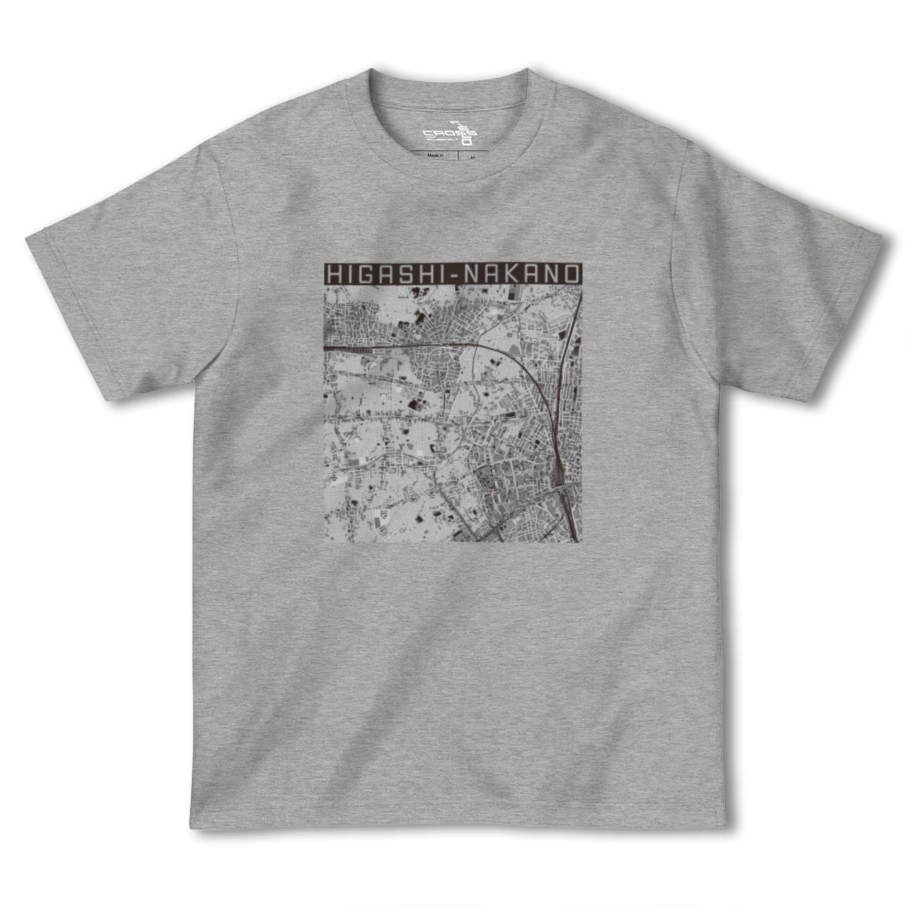【東中野(東京都)】地図柄ヘビーウェイトTシャツ