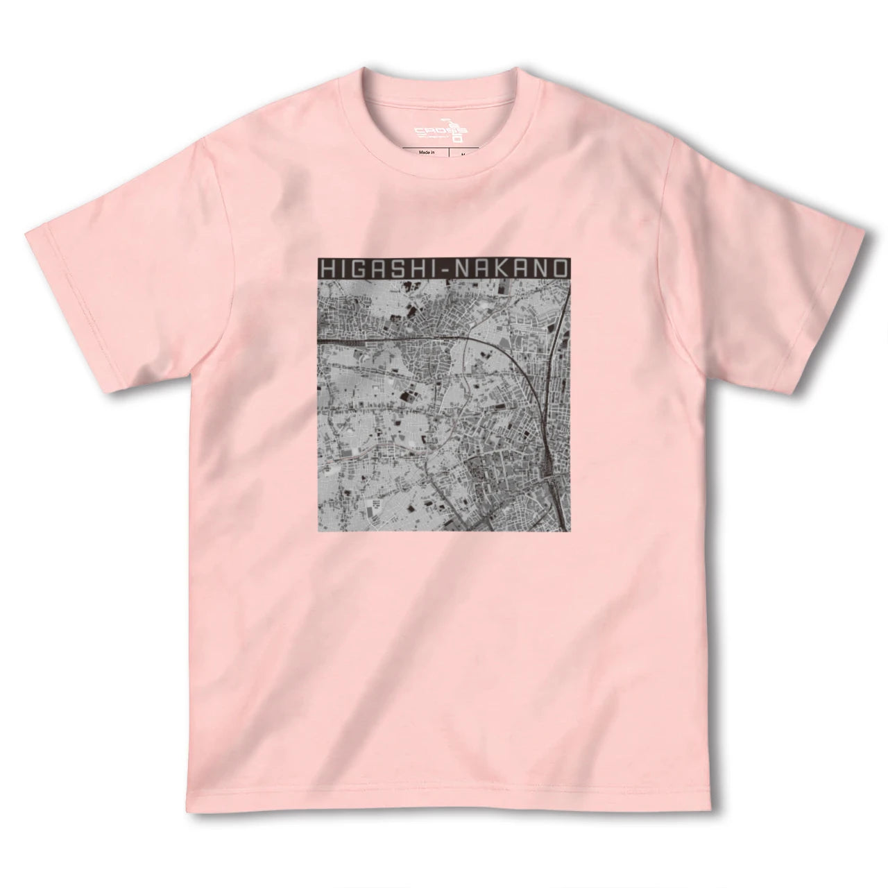 【東中野(東京都)】地図柄ヘビーウェイトTシャツ
