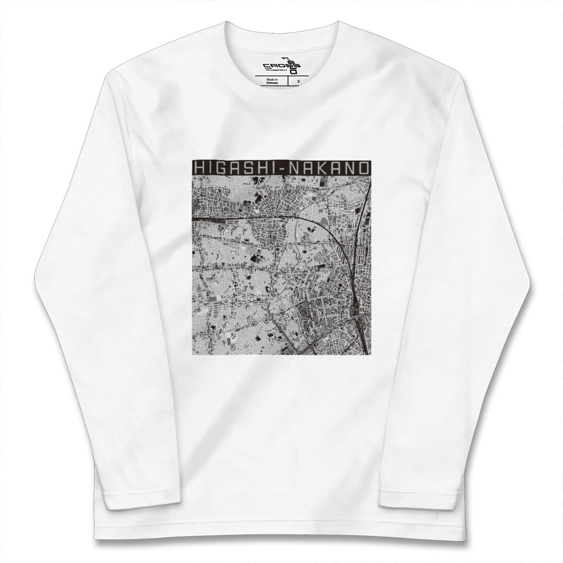 【東中野(東京都)】地図柄ロングスリーブTシャツ