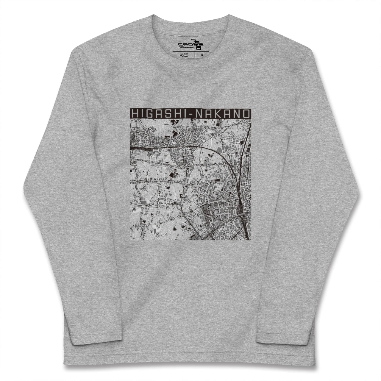 【東中野(東京都)】地図柄ロングスリーブTシャツ