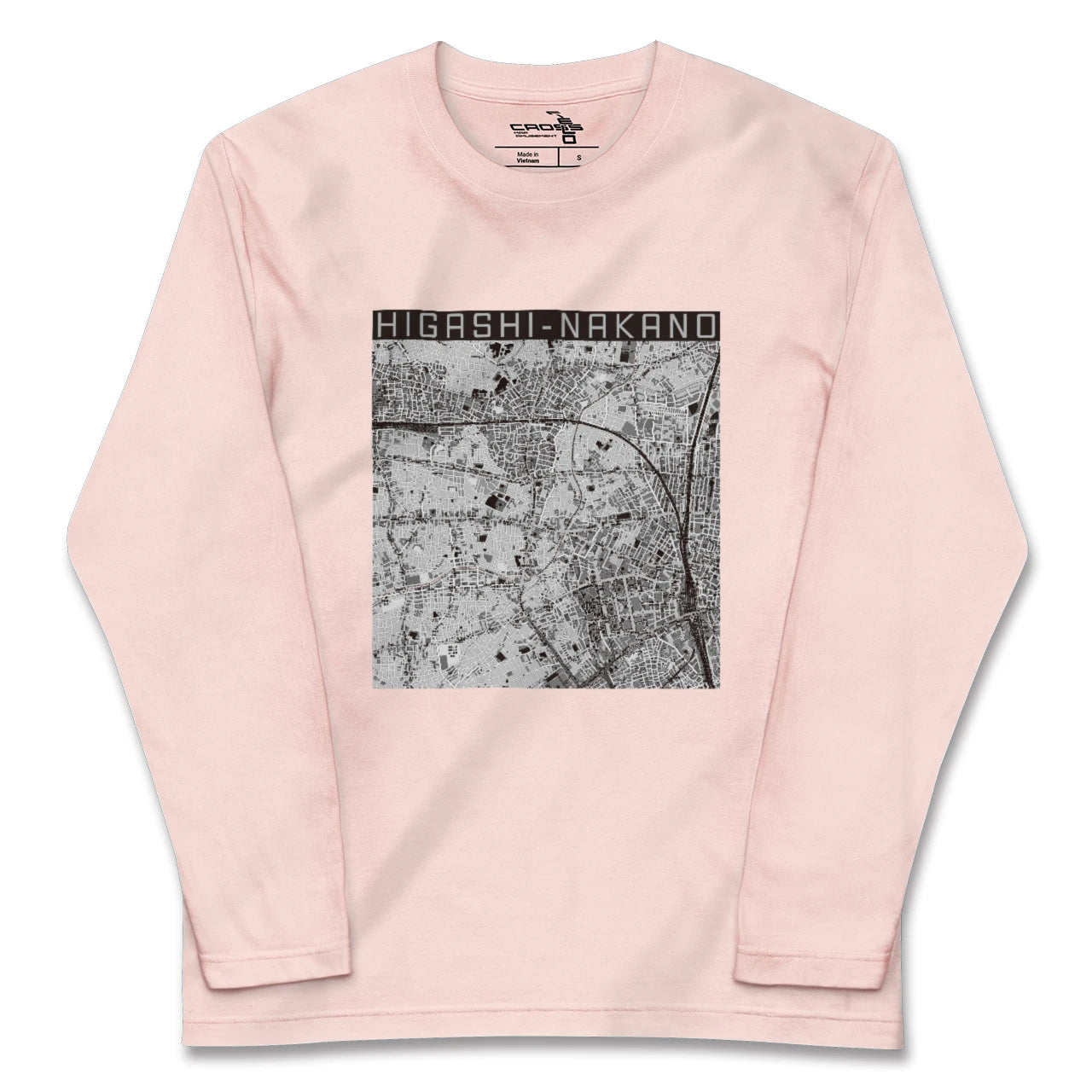 【東中野(東京都)】地図柄ロングスリーブTシャツ