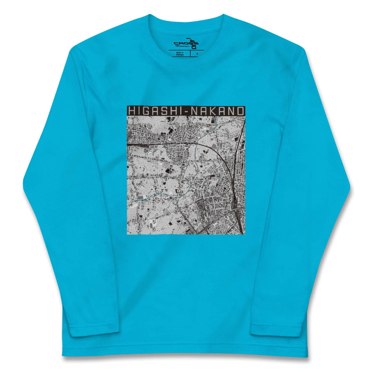 【東中野(東京都)】地図柄ロングスリーブTシャツ