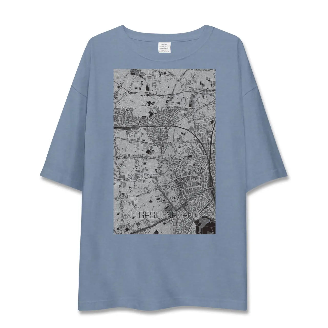 【東中野(東京都)】地図柄ビッグシルエットTシャツ