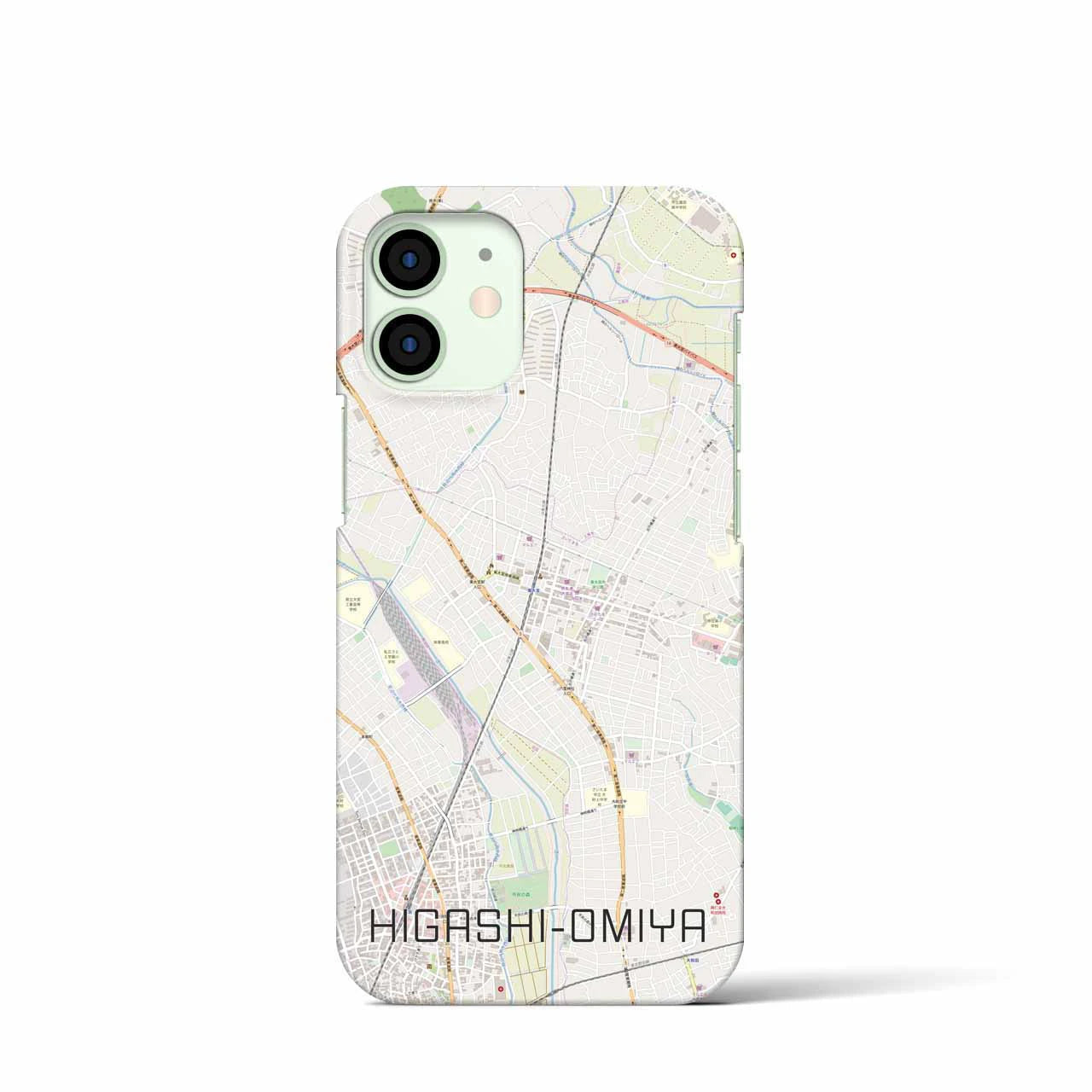 【東大宮(埼玉県)】地図柄iPhoneケース(バックカバータイプ)