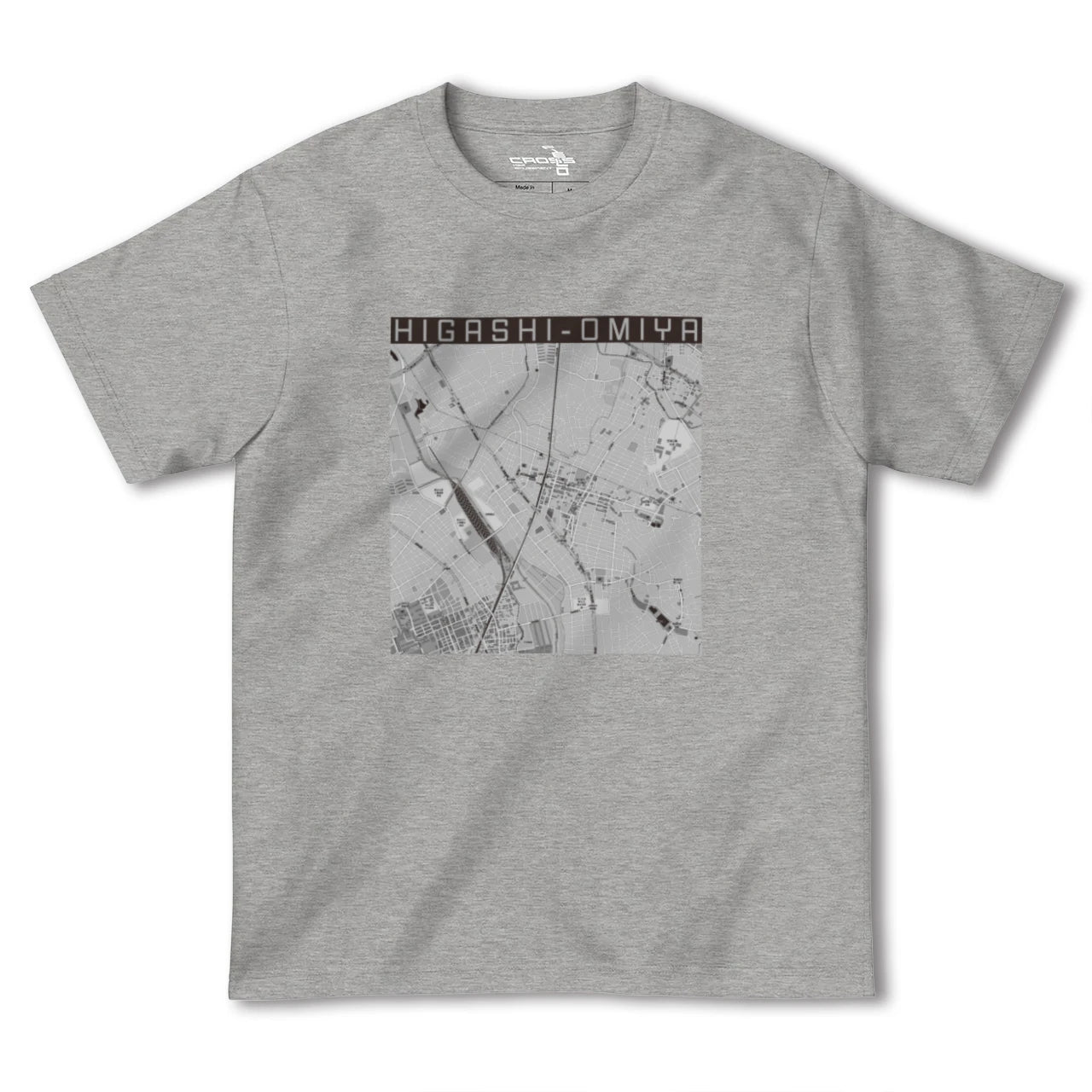 【東大宮(埼玉県)】地図柄ヘビーウェイトTシャツ