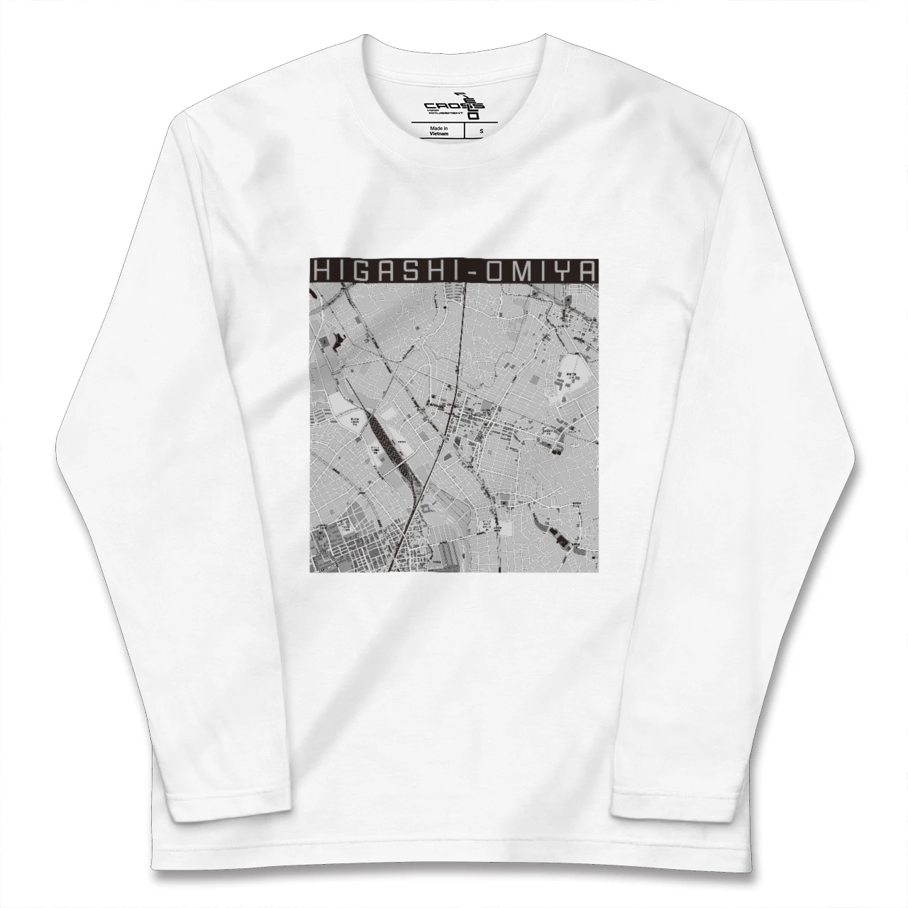 【東大宮(埼玉県)】地図柄ロングスリーブTシャツ
