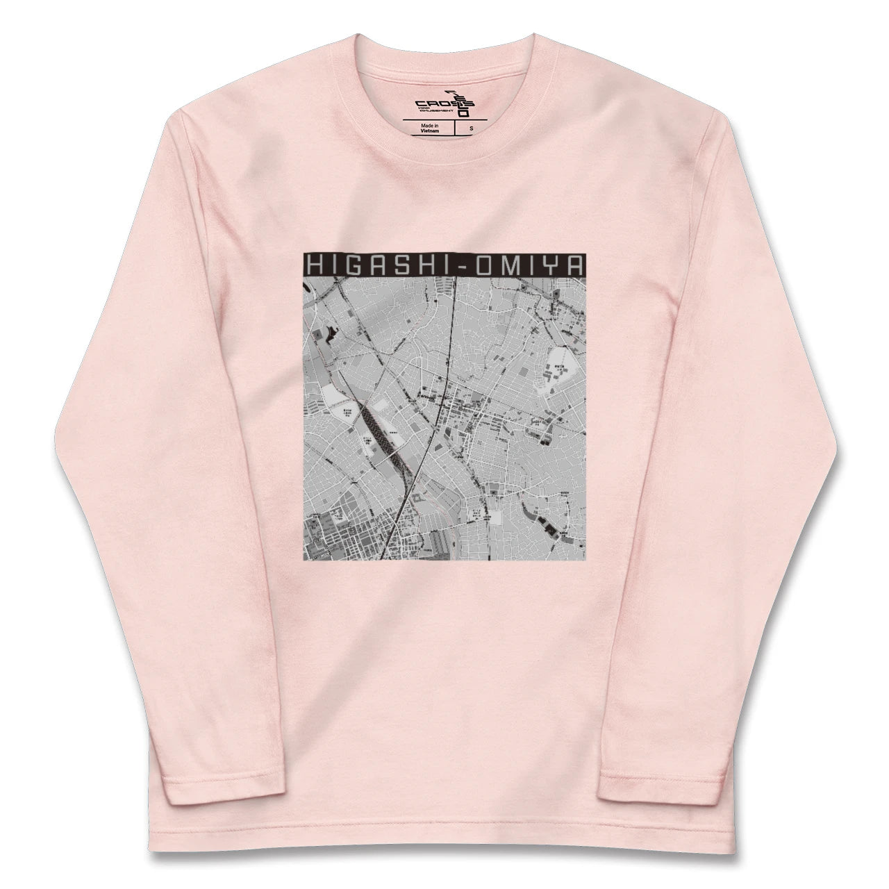 【東大宮(埼玉県)】地図柄ロングスリーブTシャツ