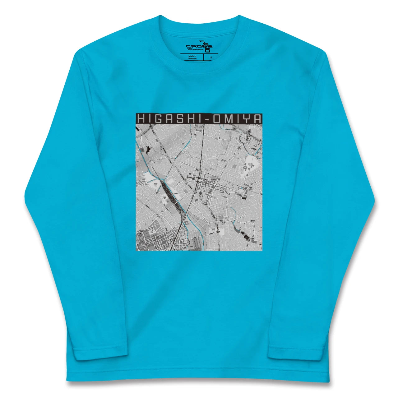 【東大宮(埼玉県)】地図柄ロングスリーブTシャツ