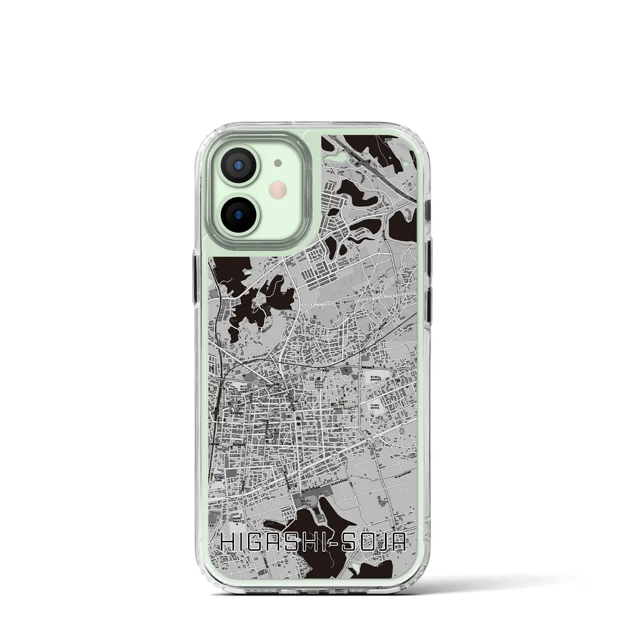 【東総社(岡山県)】地図柄iPhoneケース(MagSafeタイプ)