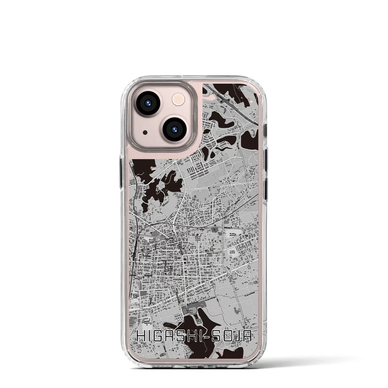 【東総社(岡山県)】地図柄iPhoneケース(MagSafeタイプ)