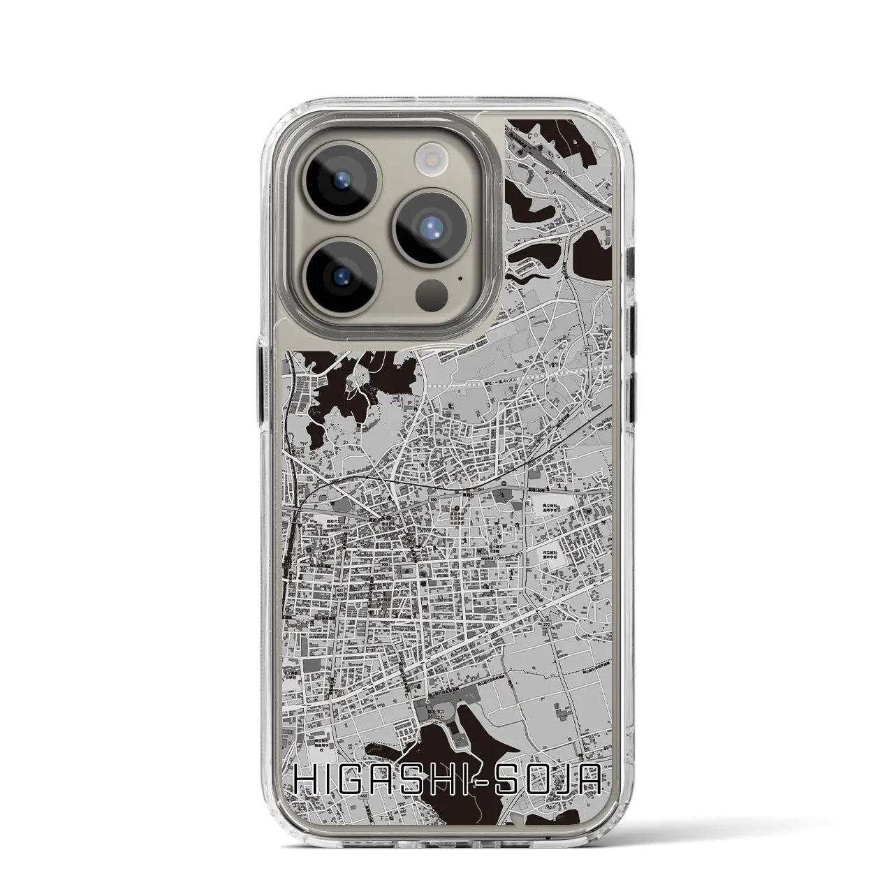 【東総社(岡山県)】地図柄iPhoneケース(MagSafeタイプ)