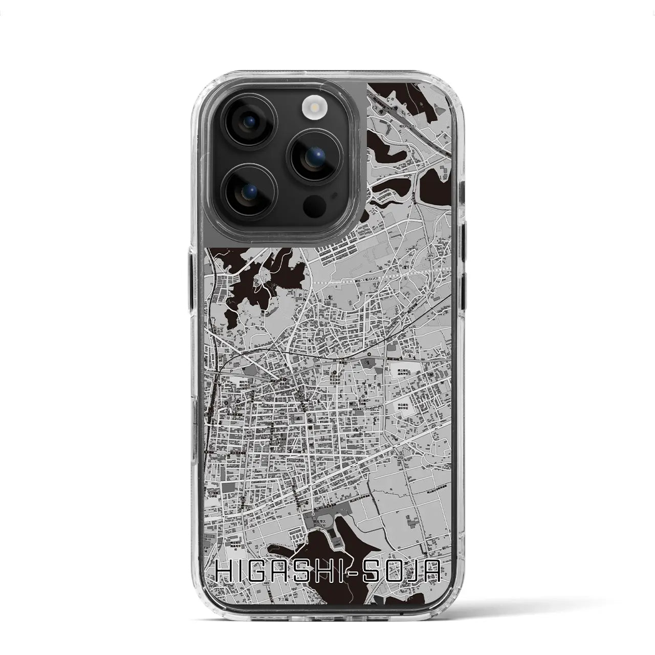 【東総社(岡山県)】地図柄iPhoneケース(MagSafeタイプ)