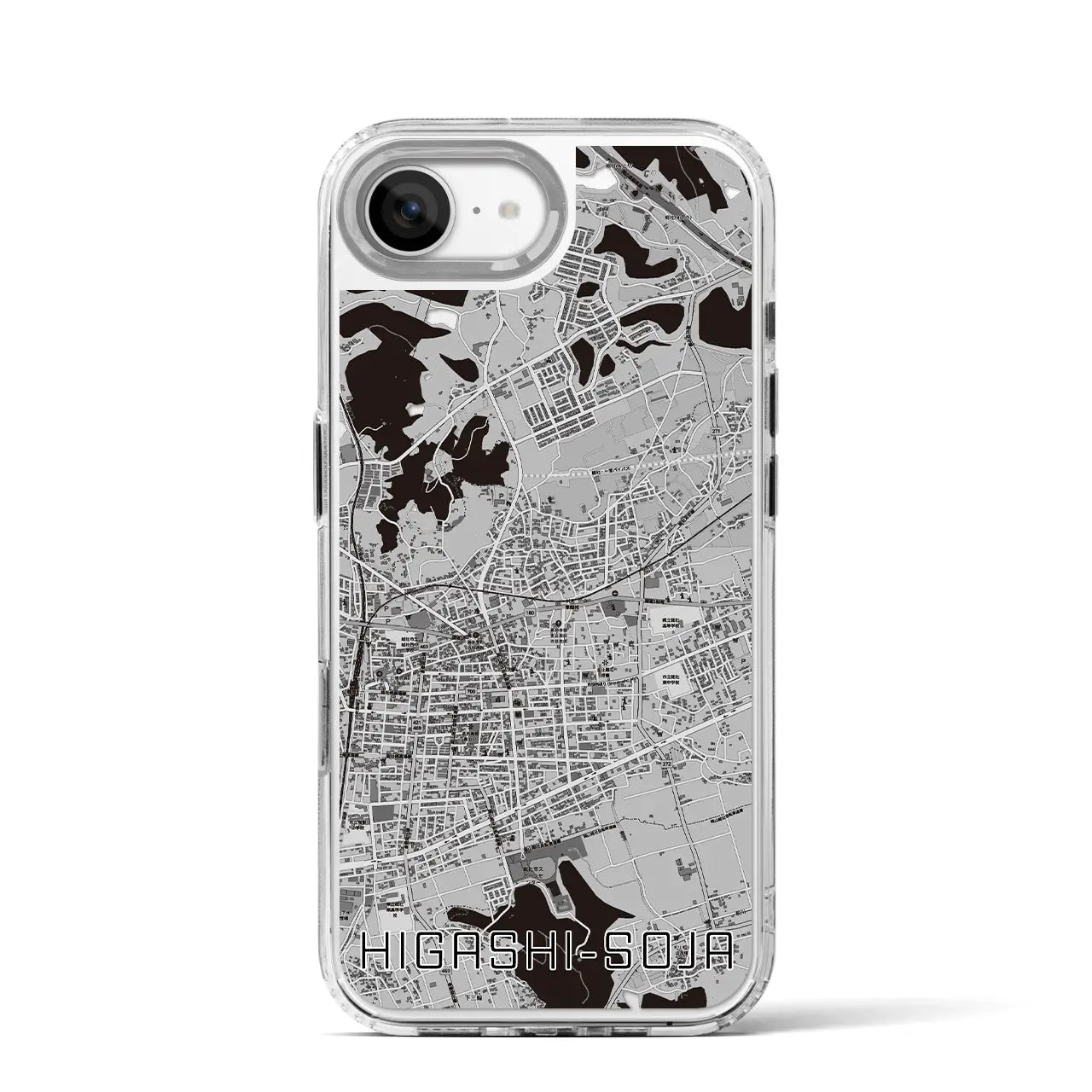 【東総社(岡山県)】地図柄iPhoneケース(MagSafeタイプ)