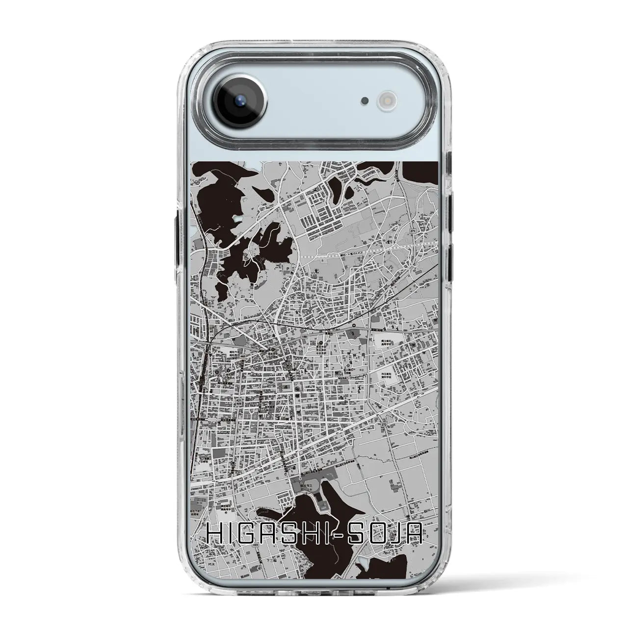 【東総社(岡山県)】地図柄iPhoneケース(MagSafeタイプ)