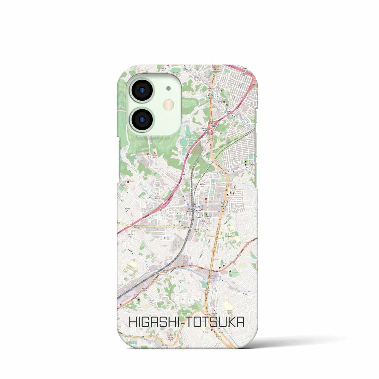【東戸塚(神奈川県)】地図柄iPhoneケース(バックカバータイプ)
