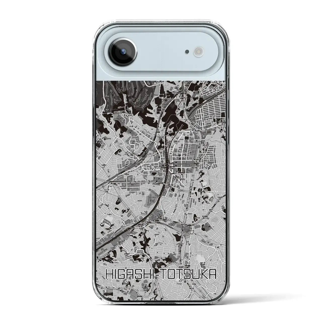 【東戸塚(神奈川県)】地図柄iPhoneケース(クリアタイプ)