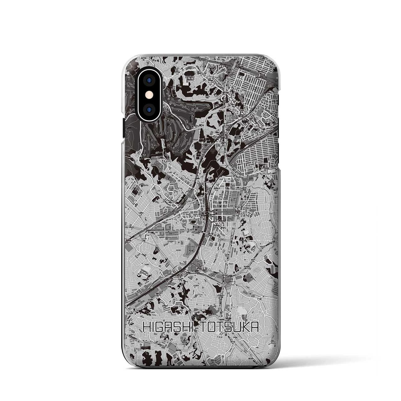 【東戸塚(神奈川県)】地図柄iPhoneケース(クリアタイプ)