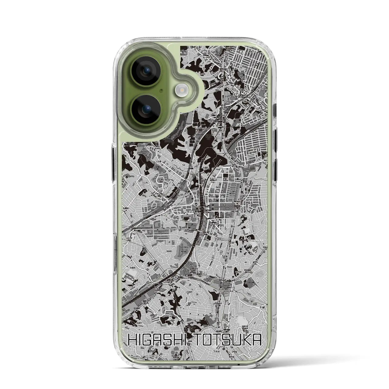 【東戸塚(神奈川県)】地図柄iPhoneケース(MagSafeタイプ)