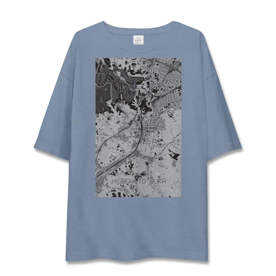 【東戸塚(神奈川県)】地図柄ビッグシルエットTシャツ