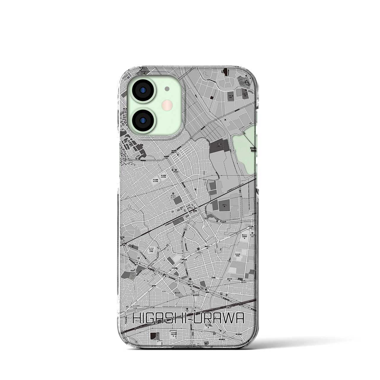 【東浦和(埼玉県)】地図柄iPhoneケース(クリアタイプ)
