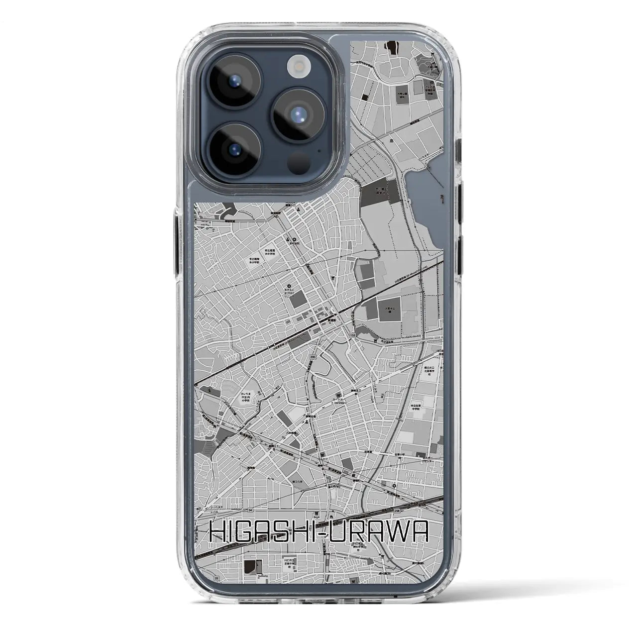 【東浦和(埼玉県)】地図柄iPhoneケース(MagSafeタイプ)