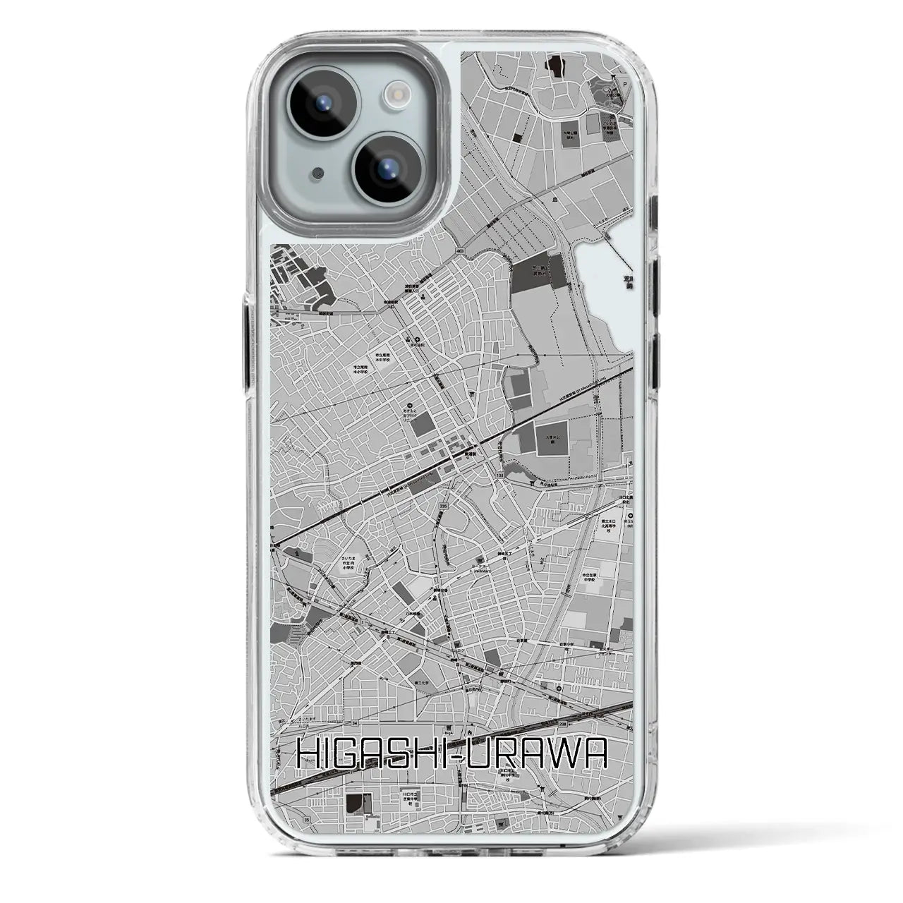 【東浦和(埼玉県)】地図柄iPhoneケース(MagSafeタイプ)