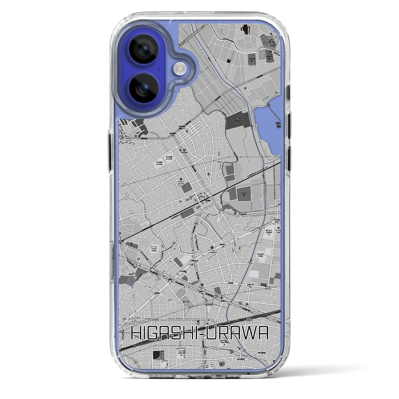 【東浦和(埼玉県)】地図柄iPhoneケース(MagSafeタイプ)
