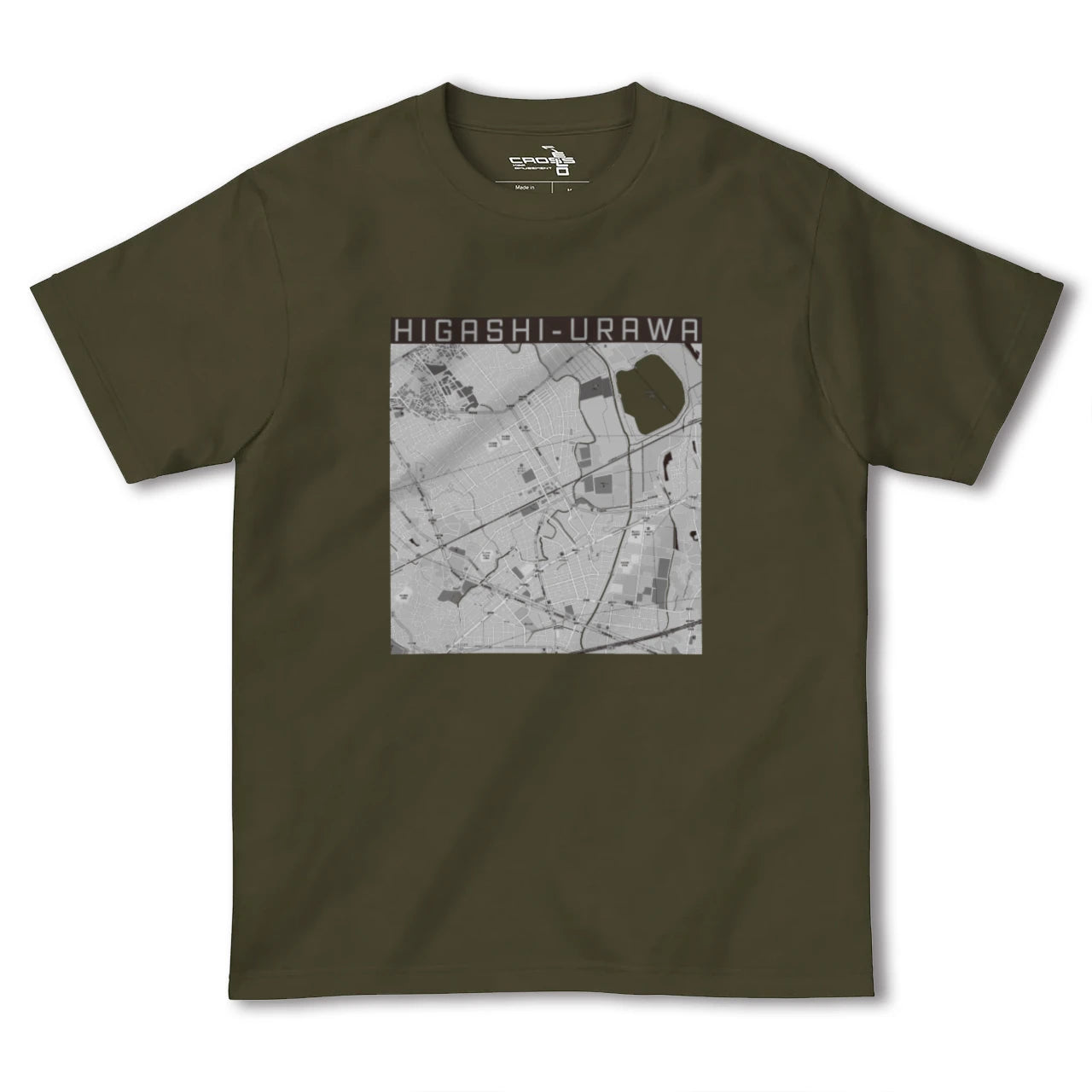 【東浦和(埼玉県)】地図柄ヘビーウェイトTシャツ