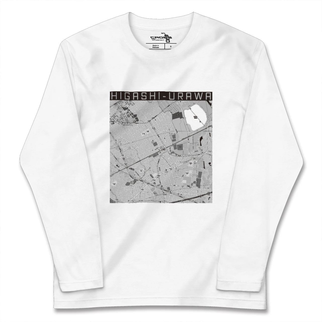 【東浦和(埼玉県)】地図柄ロングスリーブTシャツ
